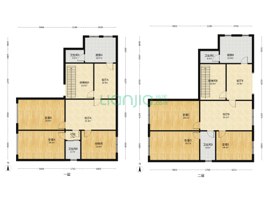 天桂路 5室4厅4卫 650平方