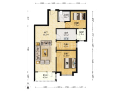 急售房源！！！高铁通勤现房 价格可议-涿州华融现代城户型图