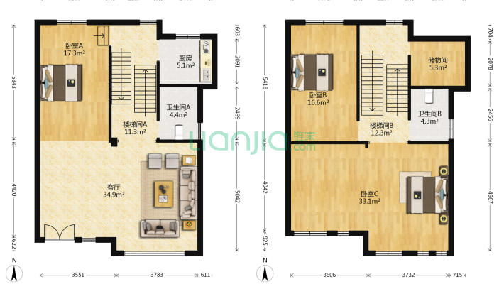 田野风情二手房实景图