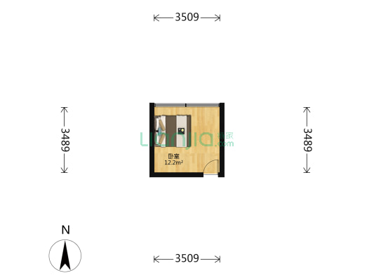 新兴物业一小区 1室0厅0卫 75平方
