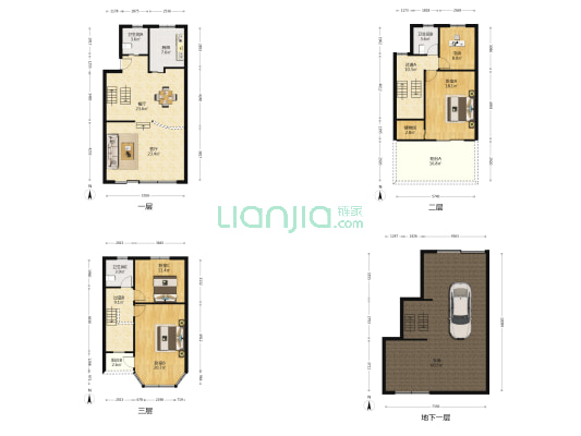 金汇公寓 4室2厅3卫 175平方