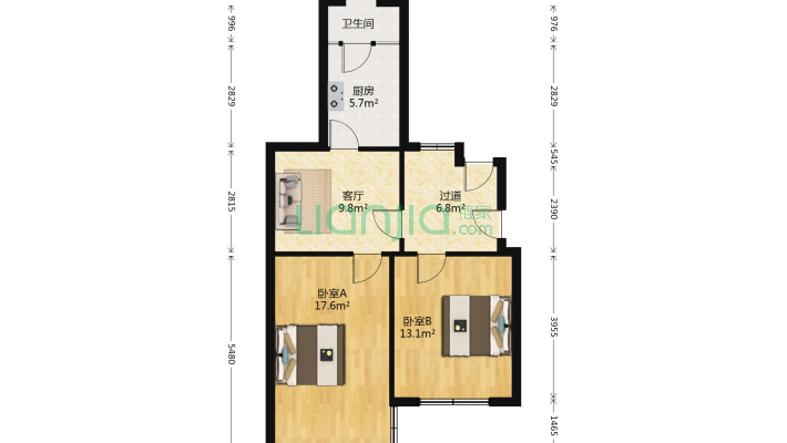 江西日报宿舍（豫章后街110号）二手房实景图
