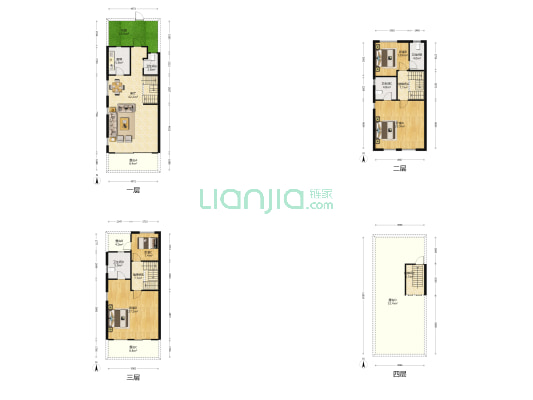 中天诚品 4室1厅4卫 142平方