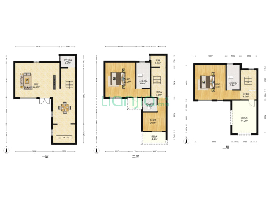奥园一期五区索菲亚区 3室1厅4卫 172平方