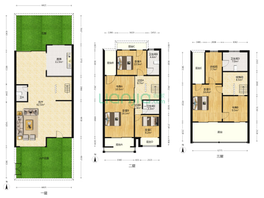 沿海丽水馨庭(别墅) 6室1厅4卫 213平方