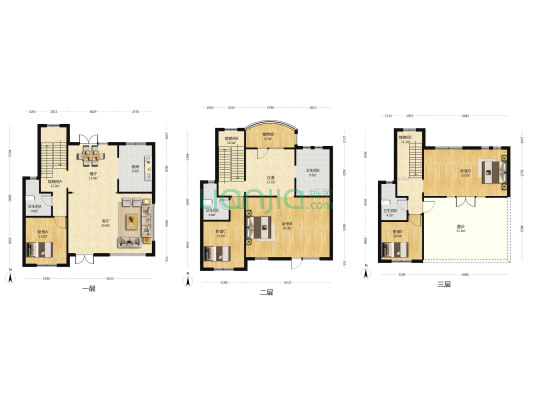 金科碧桂园翡翠郡 5室2厅4卫 260平方