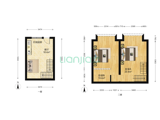 普渡寺前巷 2室1厅0卫 76平方