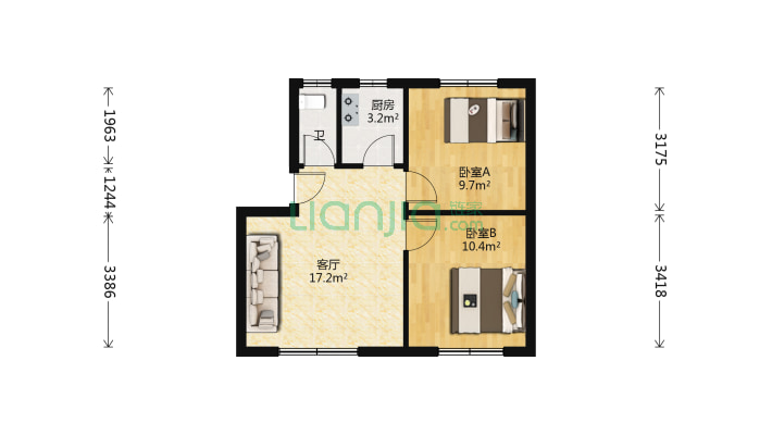 金华支路二手房实景图