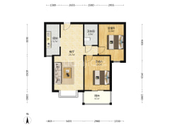 开发区  名流美域 房本满二 看房随时-涿州名流美域户型图