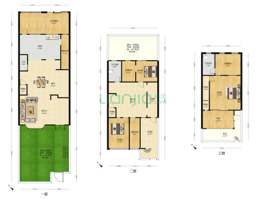 阳光海岸 5室3厅3卫 190平方
