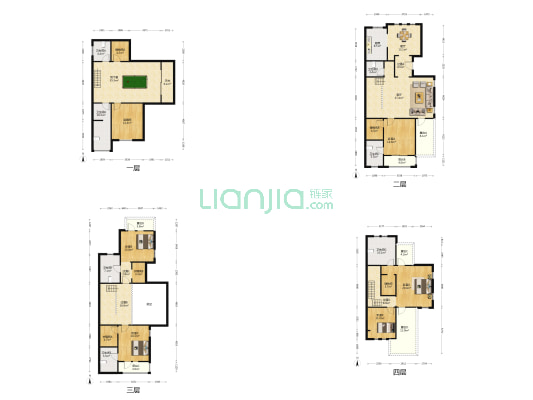 大运河孔雀城（丰运园1.1期） 5室2厅7卫 343平方