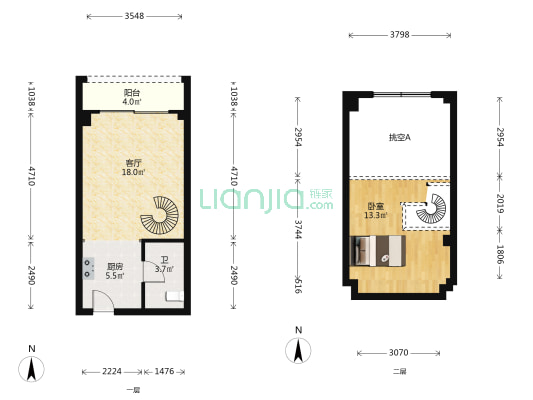 柏安楼 1室1厅1卫 42平方