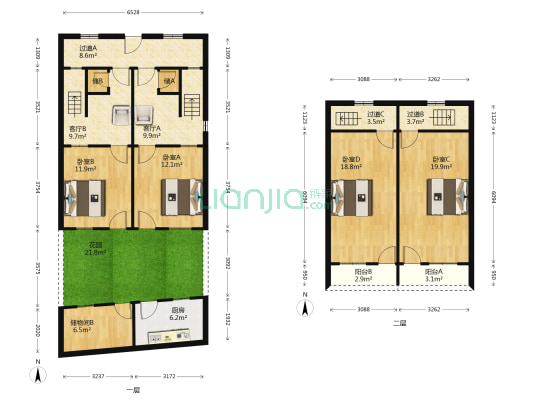 北园场 4室2厅0卫 140平方