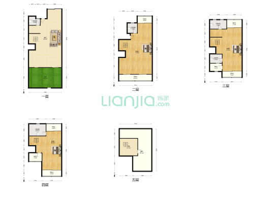 珑山林·麓园 3室1厅5卫 357平方