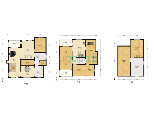 榆景苑 6室3厅3卫 336平方
