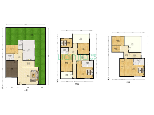 隆香园 4室1厅5卫 379平方