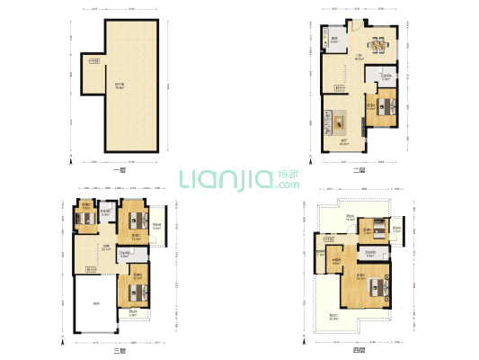誉江华府 6室1厅4卫 479平方