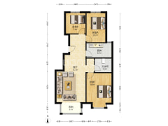 急售鸿坤小洋房，采光好，业主诚心出售-涿州鸿坤理想湾北区户型图