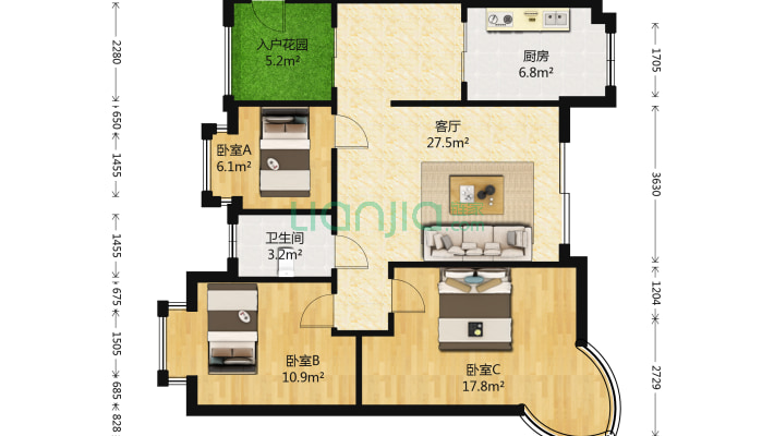 银翔盛世悦庭二手房实景图