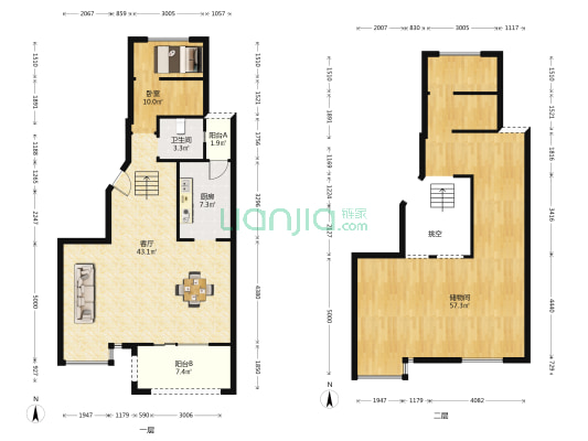 香缇半岛南区 1室1厅1卫 256平方