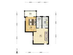 总价低，购房成本低，适合刚需客户-涿州军怡公馆户型图
