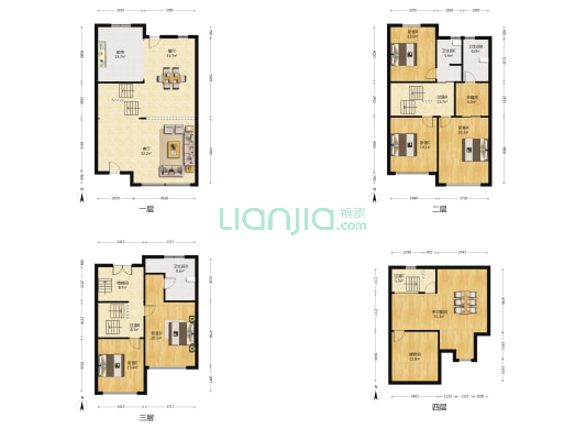 金悦华庭 6室2厅3卫 420平方