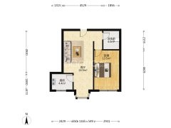 精装修 满五 税费低 目前出租中-涿州名流枫景五期户型图