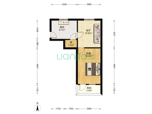 南巷上 1室1厅0卫 47平方