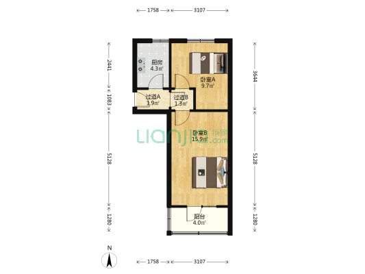 建港里(塘沽区) 2室0厅0卫 49平方