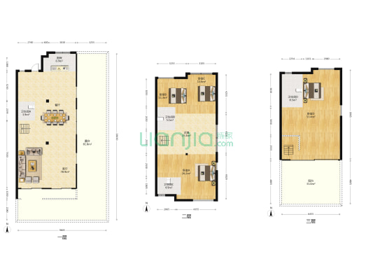 长滩美墅 4室1厅4卫 329平方