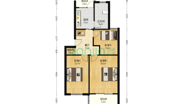 华景花苑二手房实景图