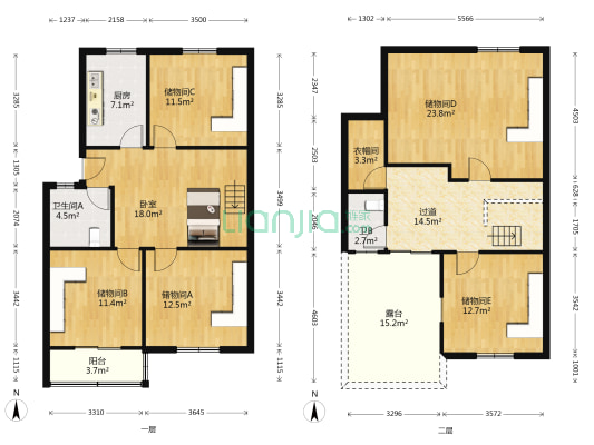 明远新村 1室0厅2卫 128平方