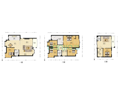 假日豪苑 6室3厅4卫 196平方