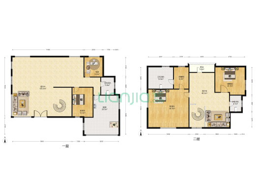 启园陆34号小区 3室2厅3卫 409平方