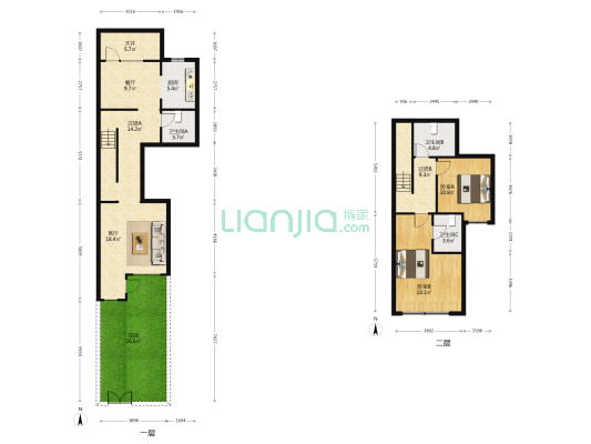 牛驼温泉孔雀城和玺泉境 2室2厅3卫 123平方