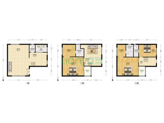 伦教新塘村单家 3室2厅4卫 287平方