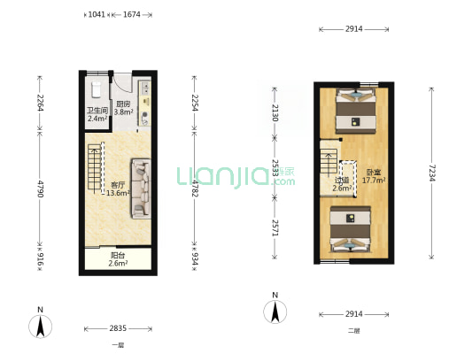 茂新乐创园 1室1厅1卫 30平方