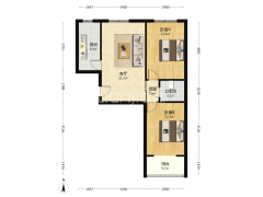 范阳路两居家具家电齐拎包住税费低-涿州宏远裕隆户型图