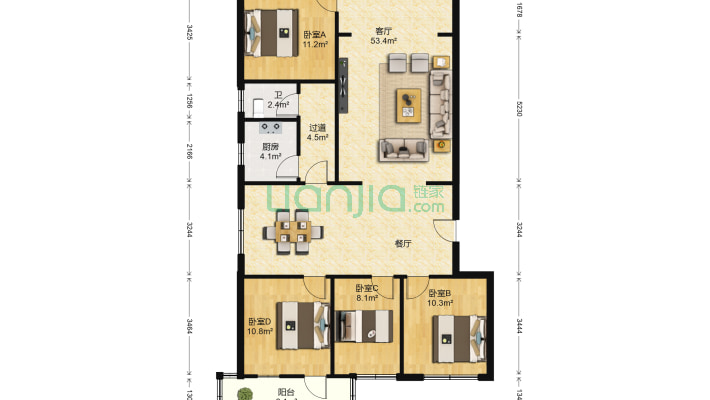 南宁市第四人民医院第二生活区二手房实景图