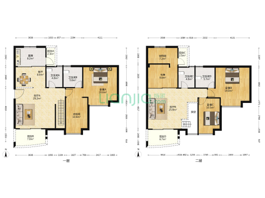 华荟路62号 4室3厅4卫 231平方
