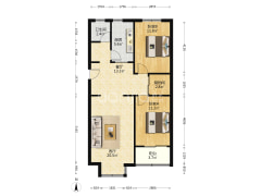 宏远家园 2室2厅 南 北-涿州宏远家园户型图