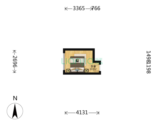 金科天宸宸寓 1室0厅0卫 21平方