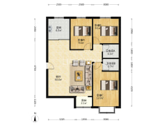 此房房本满五唯一，税费低，华阳路，紧挨二康医院-涿州天保郦景户型图