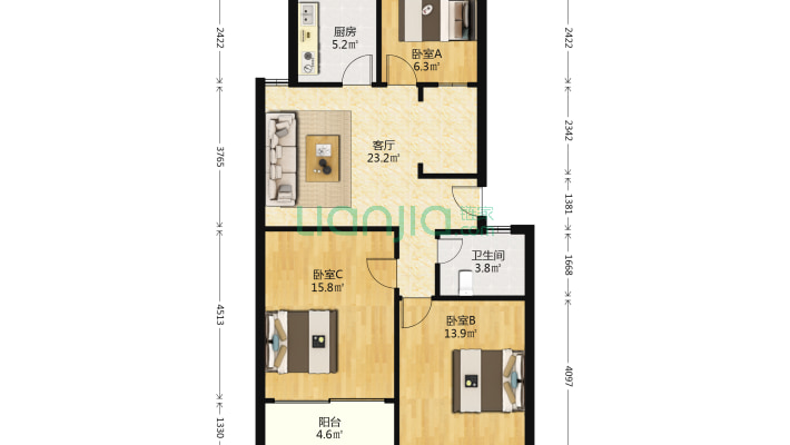 花溪路151-1二手房实景图