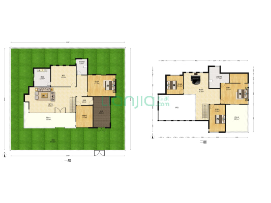 如意豪庭 4室3厅2卫 297平方