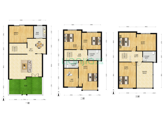 溪东新村二区 6室1厅3卫 258平方