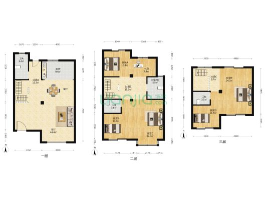 华丰庄园 6室1厅4卫 260平方