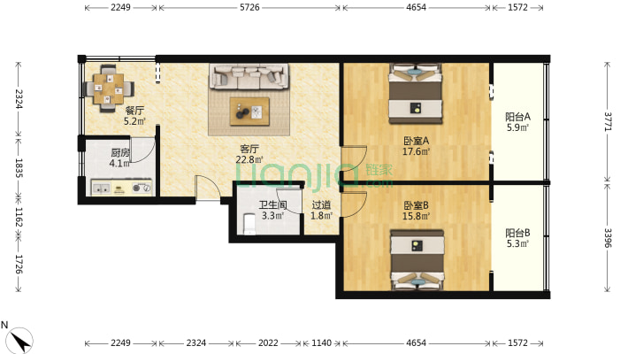 三倒拐街12号二手房实景图