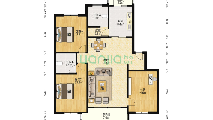 洪山花苑二手房实景图