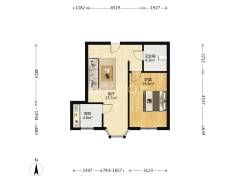 名流枫景五六期 南向一居 中间层采光好-涿州名流枫景五期户型图
